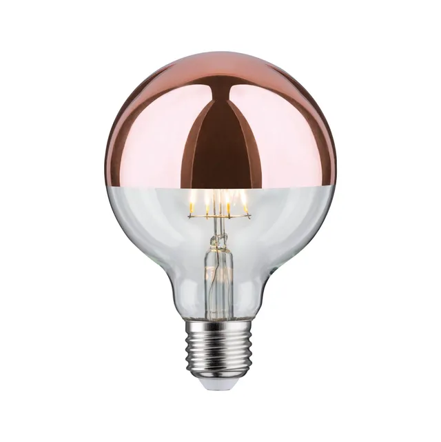 Paulmann 28457 Globe LED-Leuchtmittel E27 Kopfspiegel rosegold