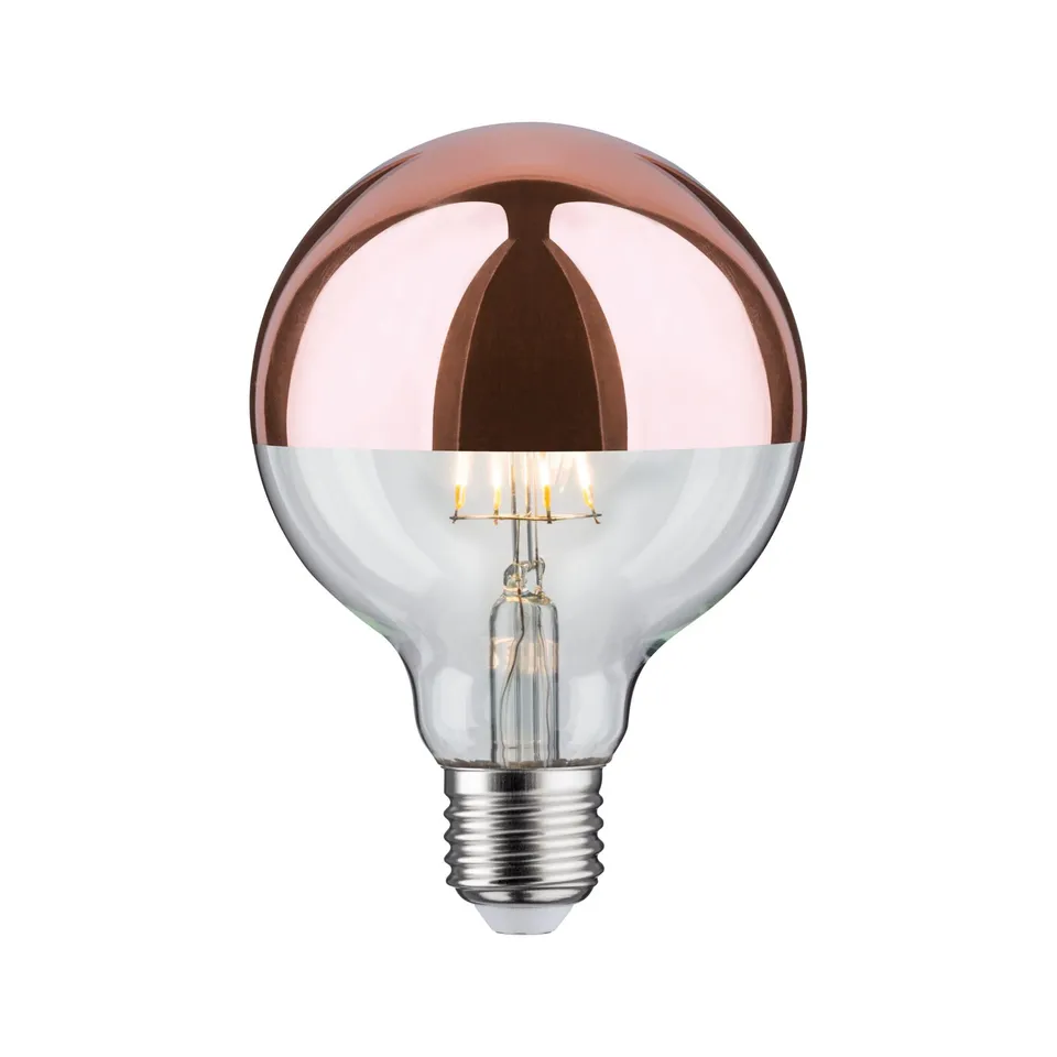 Paulmann 28457 Globe LED-Leuchtmittel E27 Kopfspiegel rosegold