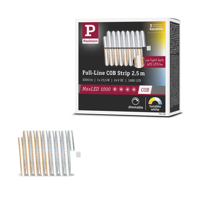 Paulmann 71116 MaxLED 1000 LED Strip 2,5m Tunable White