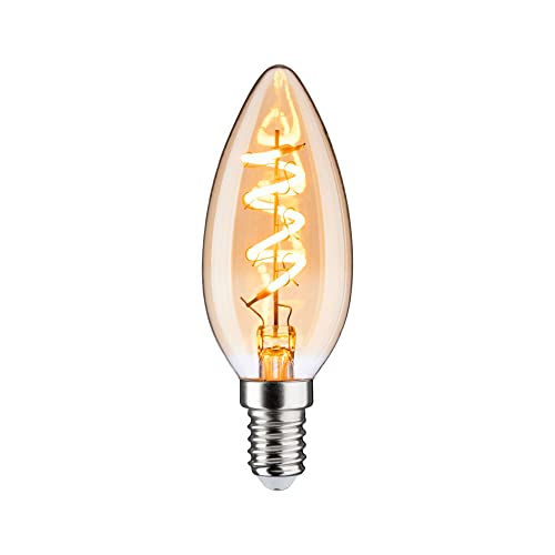 Paulmann 28751 Filament Kerzen LED-Lampe E14 gold dimmbar 2500K
