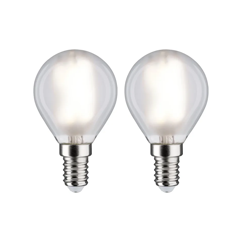 Paulmann 28919 LED Tropfenlampe E14 2er-Set matt 4000K