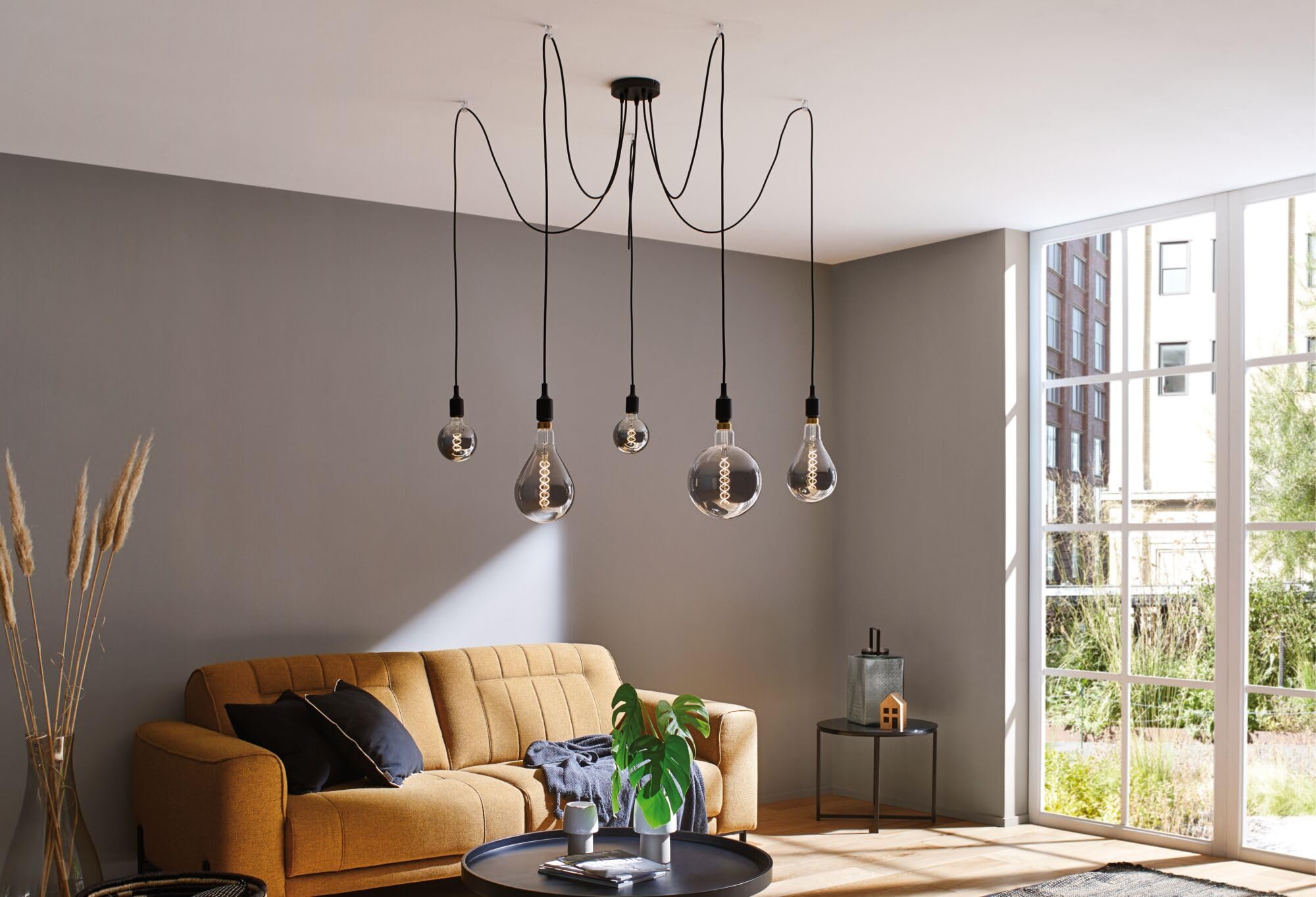 Paulmann 1879 BigGlobe Filament LED-Lampe E27 Rauchglas 7W