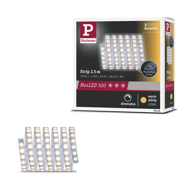 Paulmann MaxLED 500 LED-Stripe 2,5 m warmweiß IP44