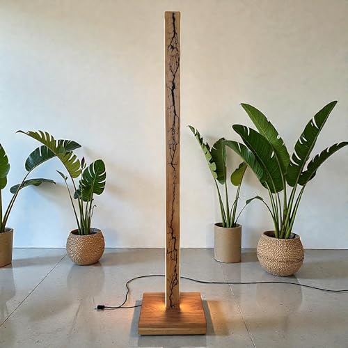 Friesenlicht Feodora Stehlampe Eiche 5000 lm dimmbar