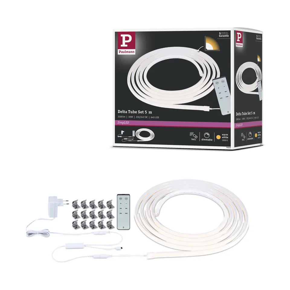 Paulmann SimpLED Delta LED-Strip 5m 3000K warmweiß