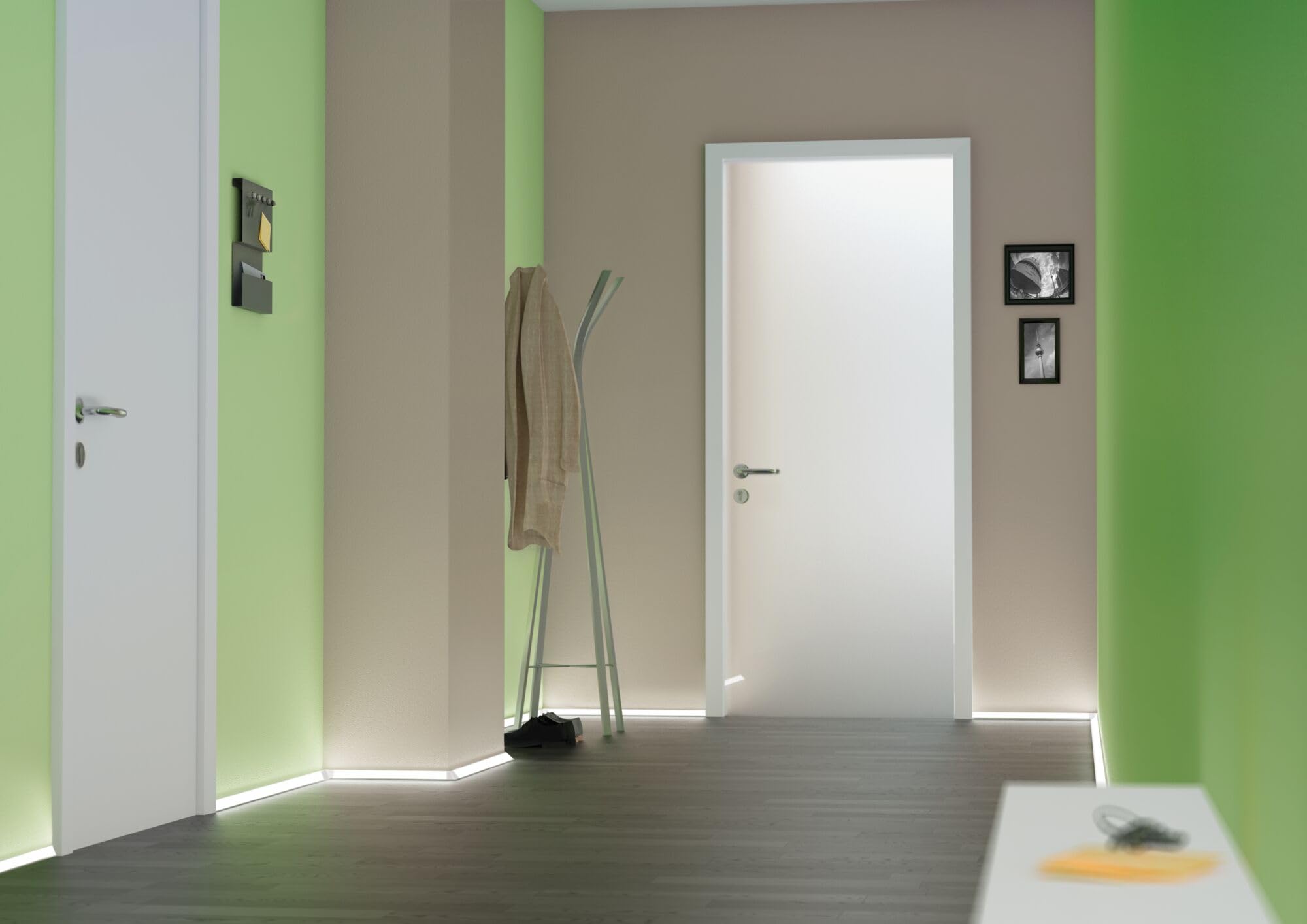 Paulmann Delta 70263 Profil Cover Satin 4er Pack Kunststoff