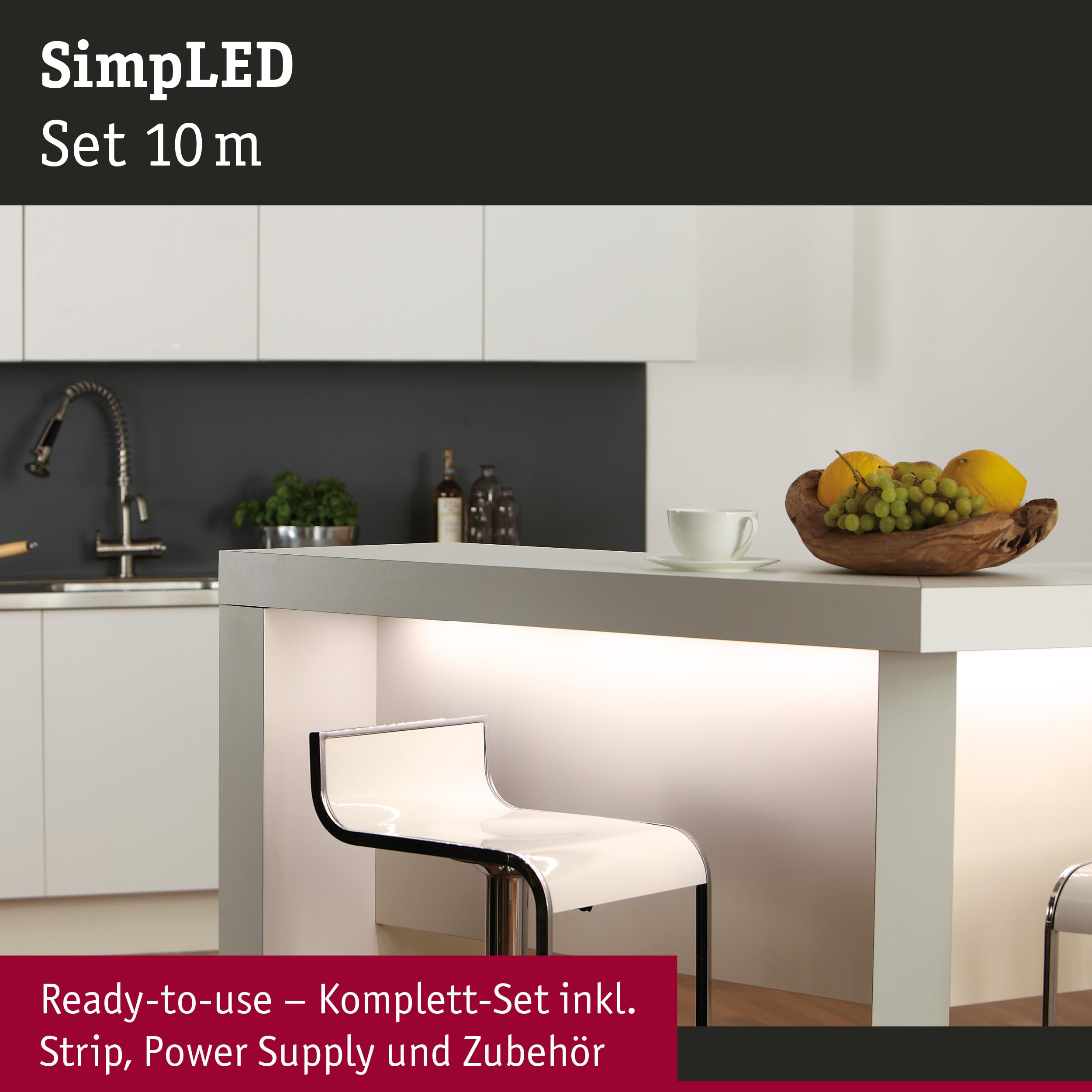 Paulmann 78974 SimpLED Strip Set 10m warmweiß 22W