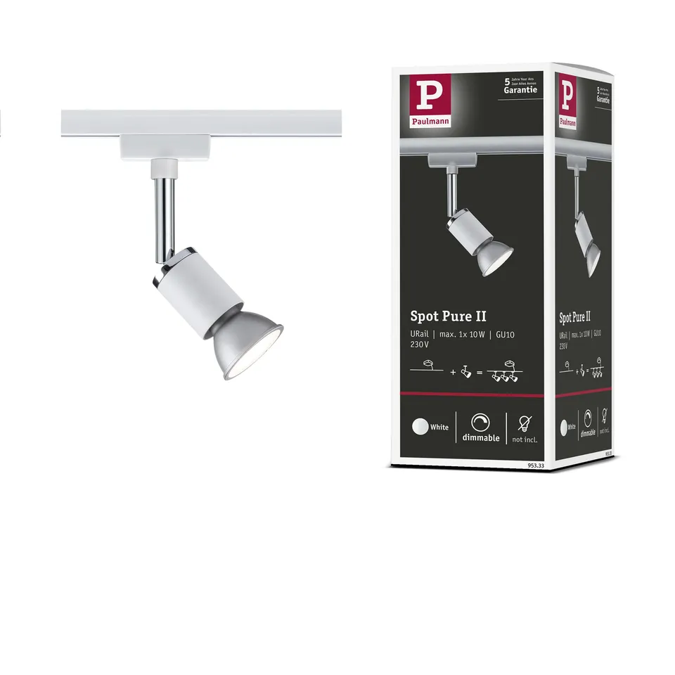 Paulmann URail Pure II Spot Weiß 1-flammig max. 10W