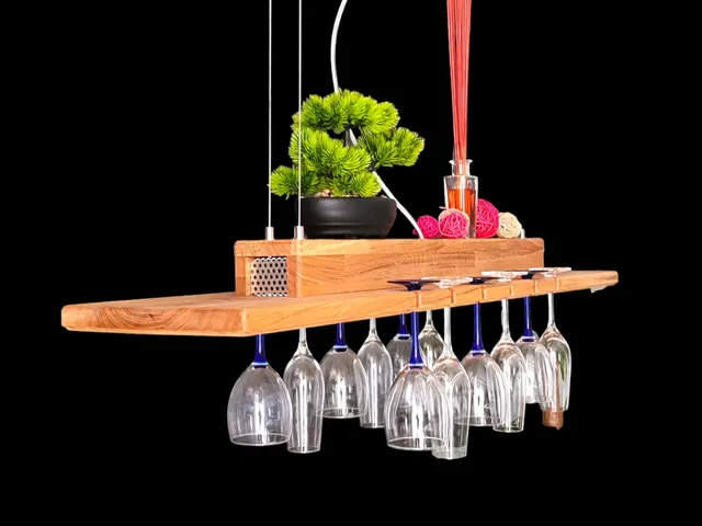 Friesenlicht Gina Hängelampe 120 cm Eiche