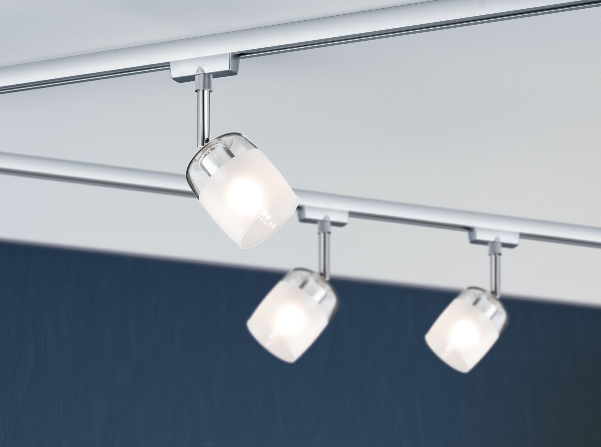 Paulmann URail Blossom 95338 Schienenspot Satin G9 Silber