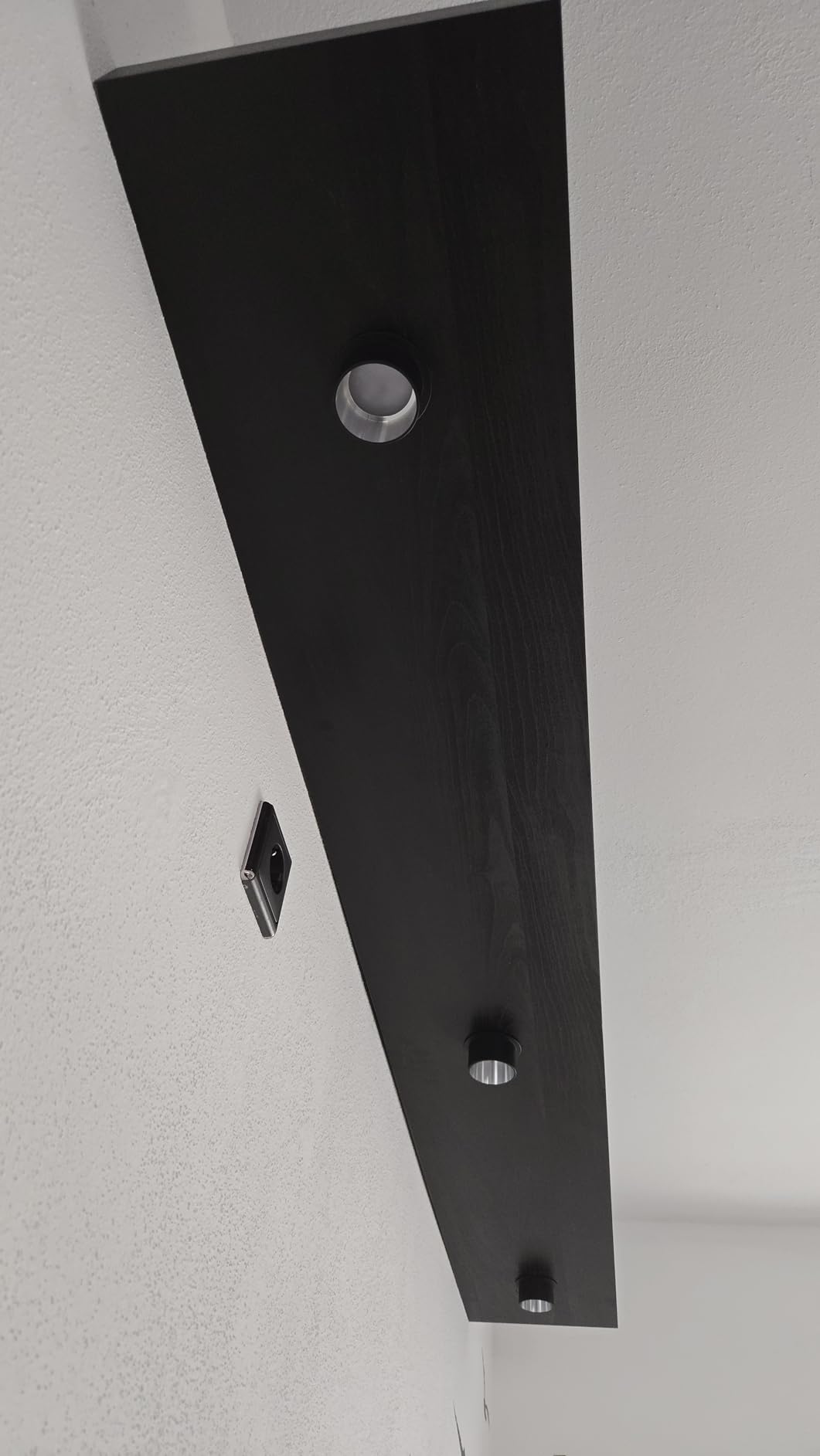 Paulmann Gil Coin Einbaustrahler 3er-Set schwarz-matt 2700K