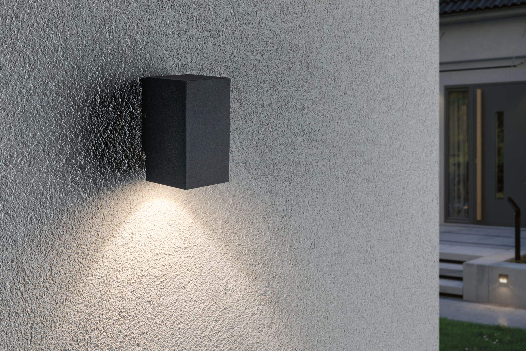 Paulmann Flame 94327 Außenwandleuchte Anthrazit 1-fach 58x75