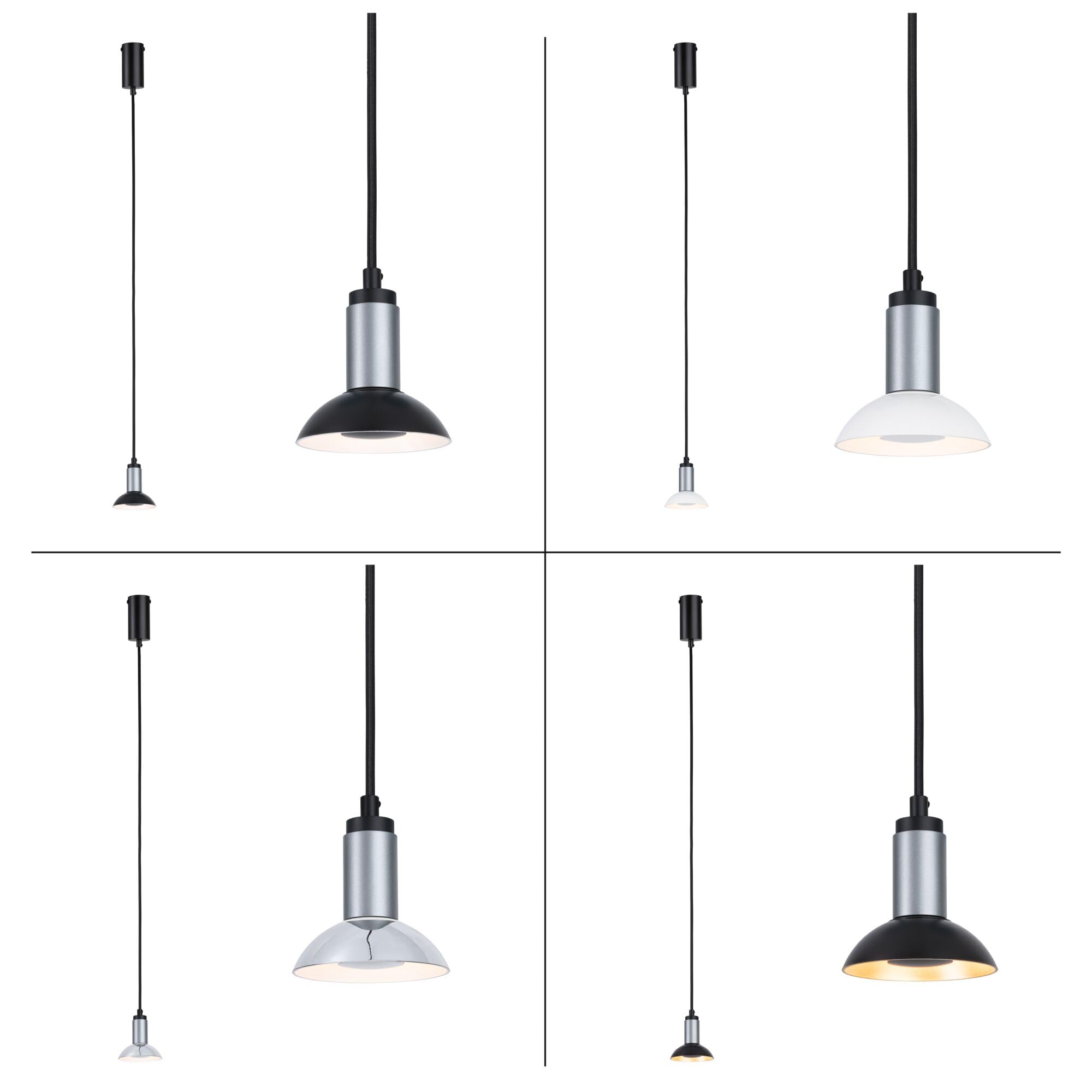 Paulmann Neordic Runa 79519 Pendelleuchte GU10 schwarz