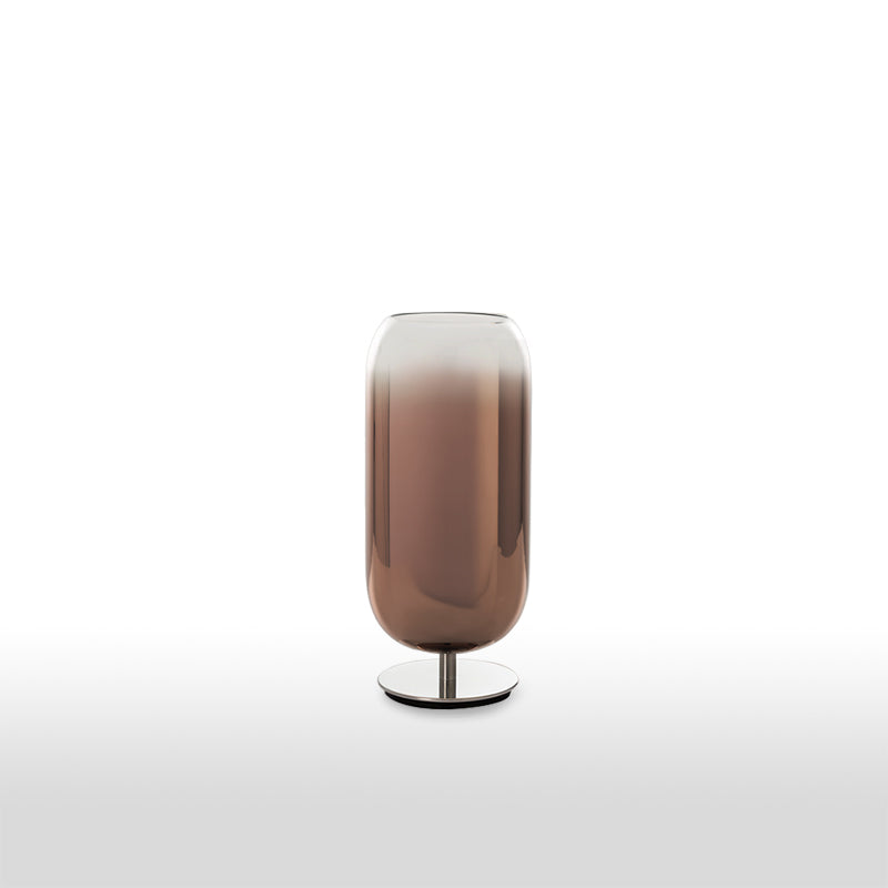 Artemide Gople Mini Tischleuchte Glas Weiß Rauch