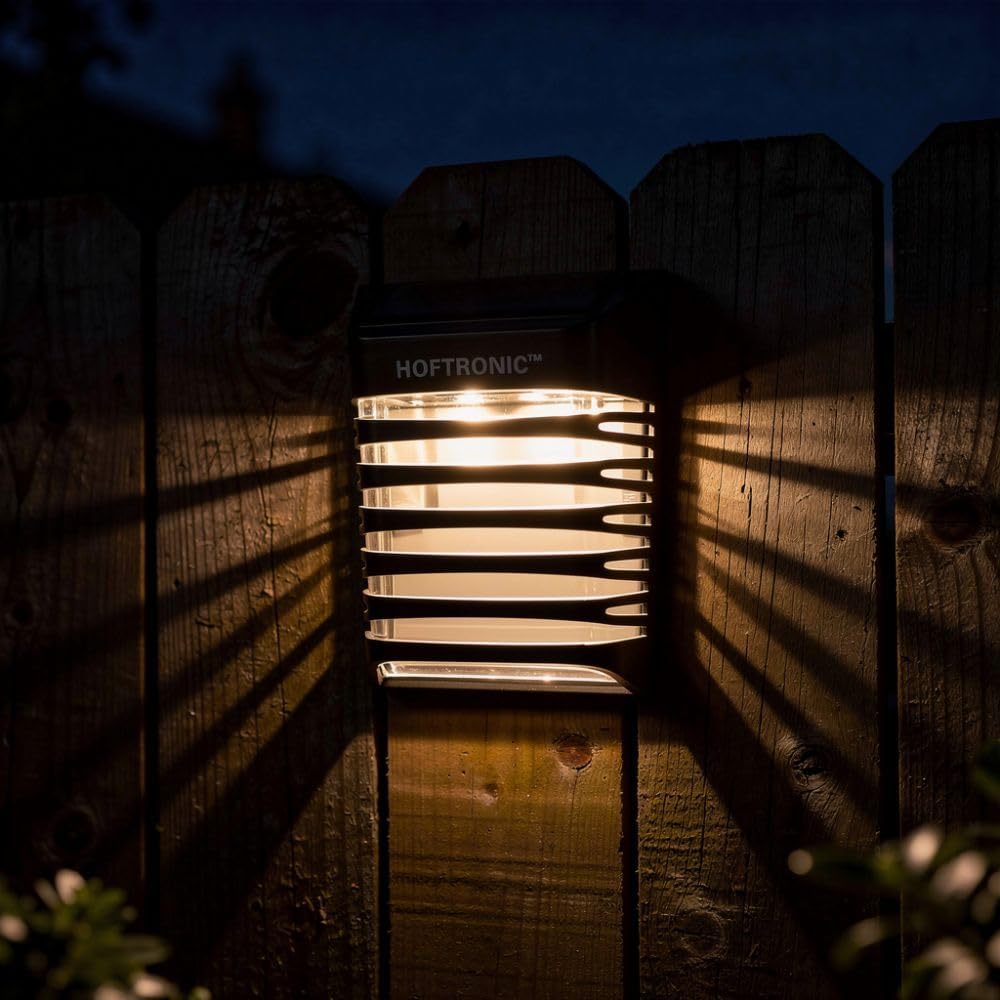Hoftronic Dono Solar Wandleuchte 4er Set Warmweiß