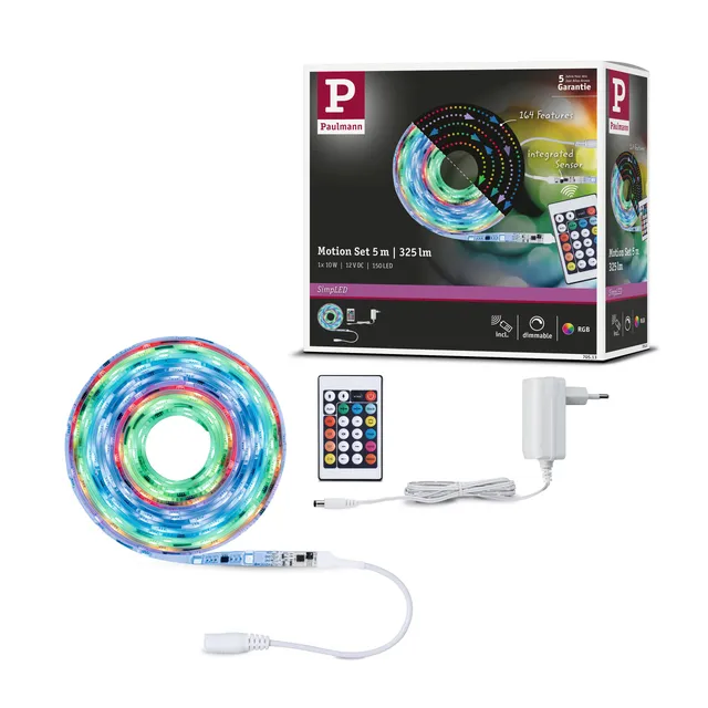 Paulmann SimpLED Motion LED Strip RGB 5m Set 10W