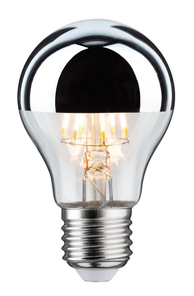 Paulmann AGL LED Leuchtmittel E27 7,5W Kopfspiegel Silber