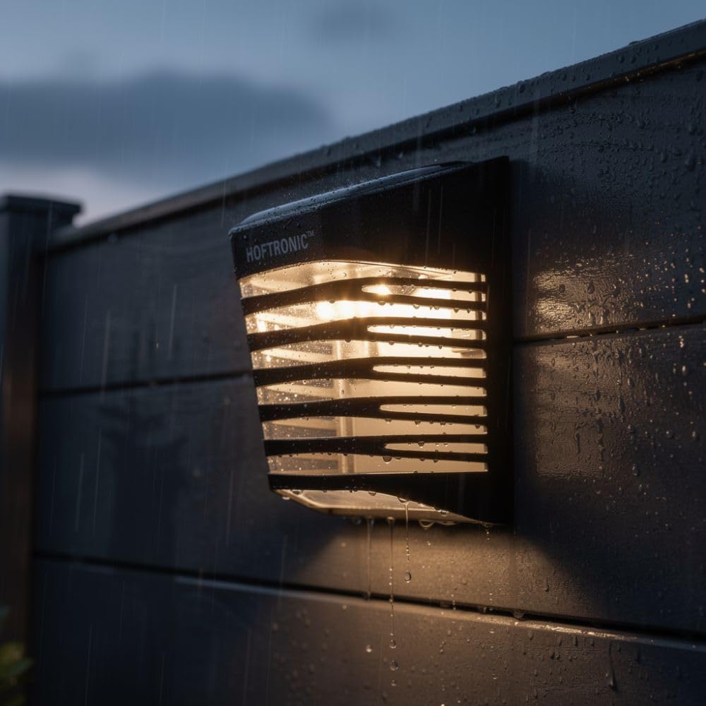 Hoftronic Dono Solar Wandleuchte 4er Set Warmweiß