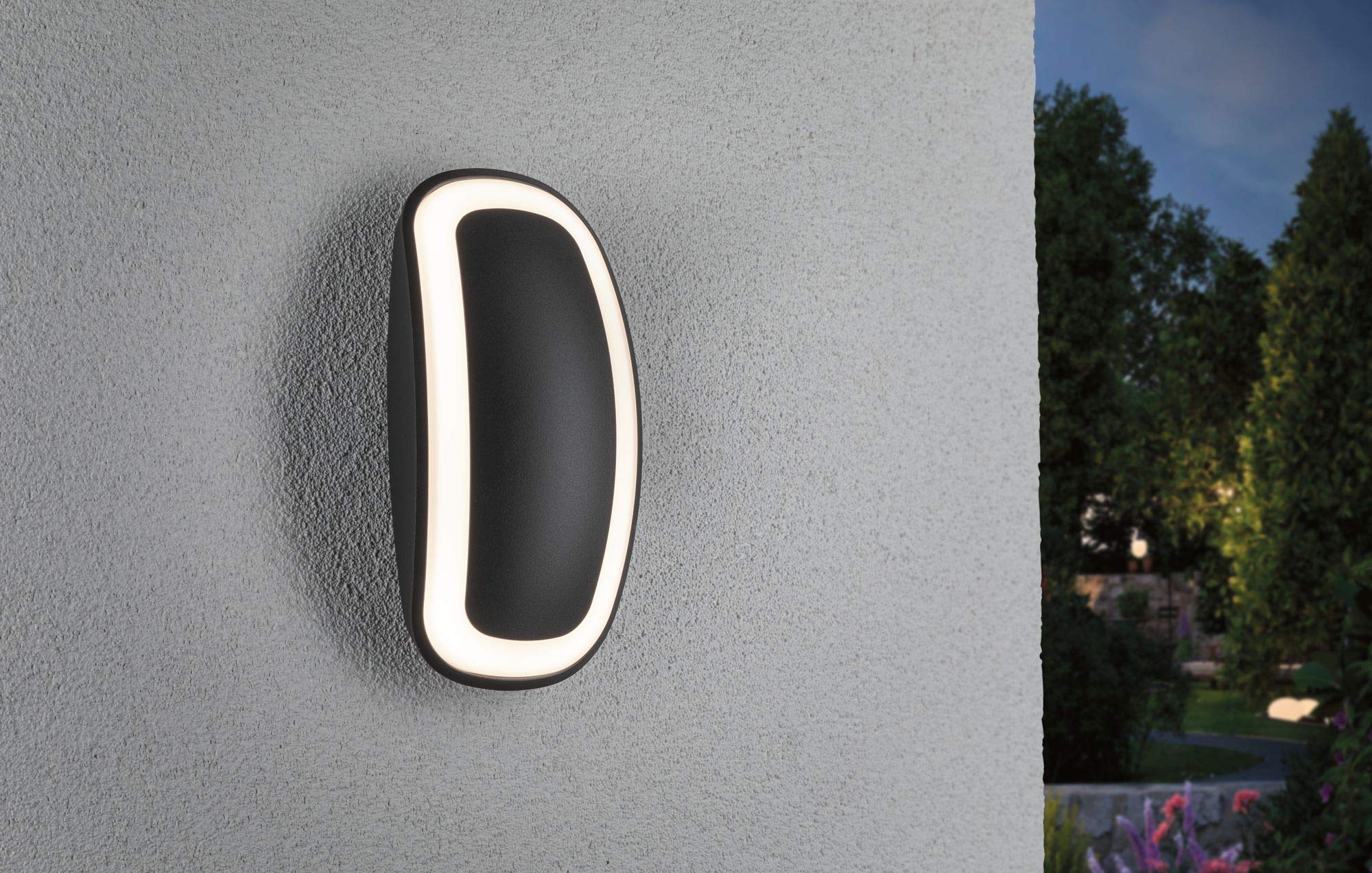 Paulmann Signea Outdoor-Wandleuchte Anthrazit Sensor