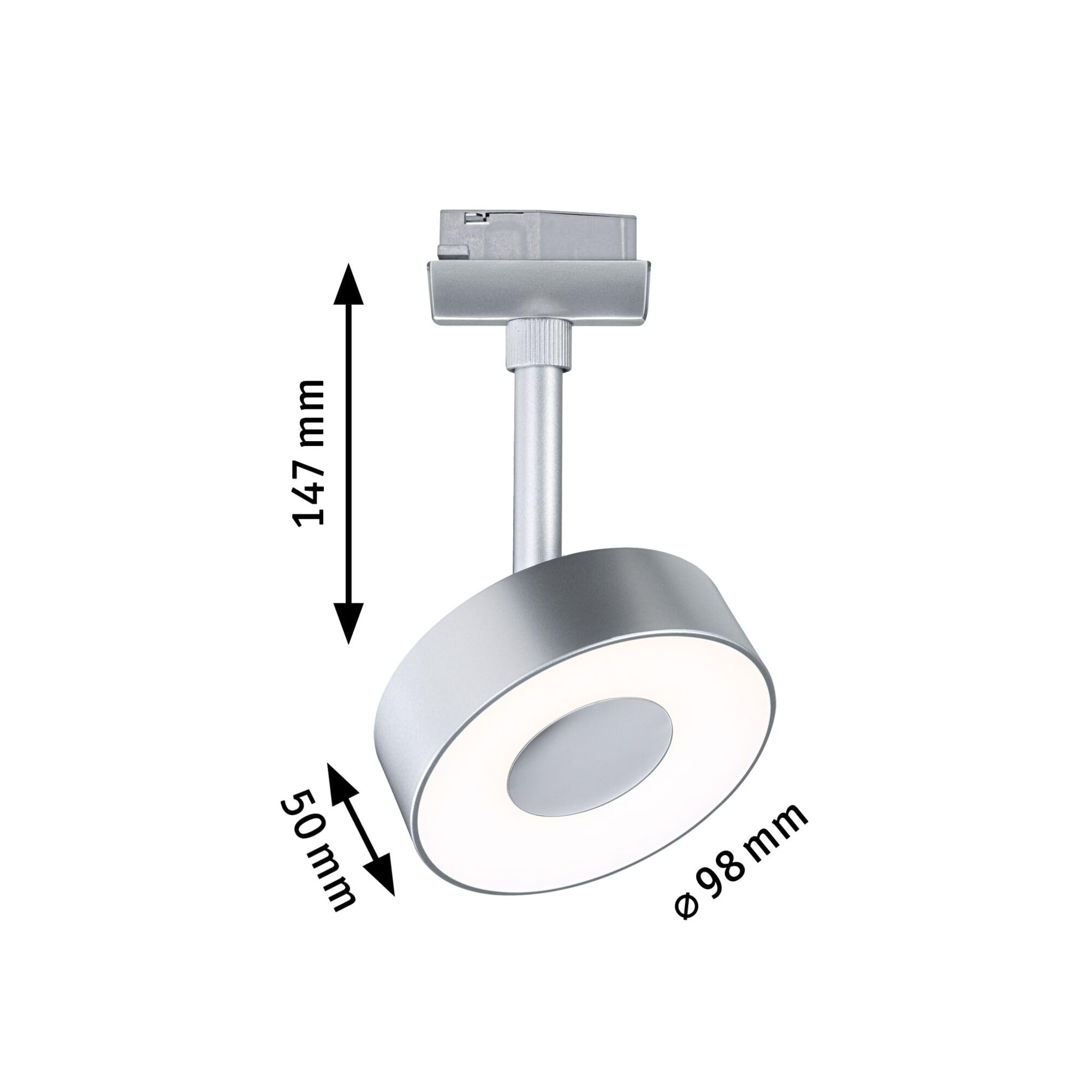 Paulmann URail Circle 96543 Schienenspot silber 210lm