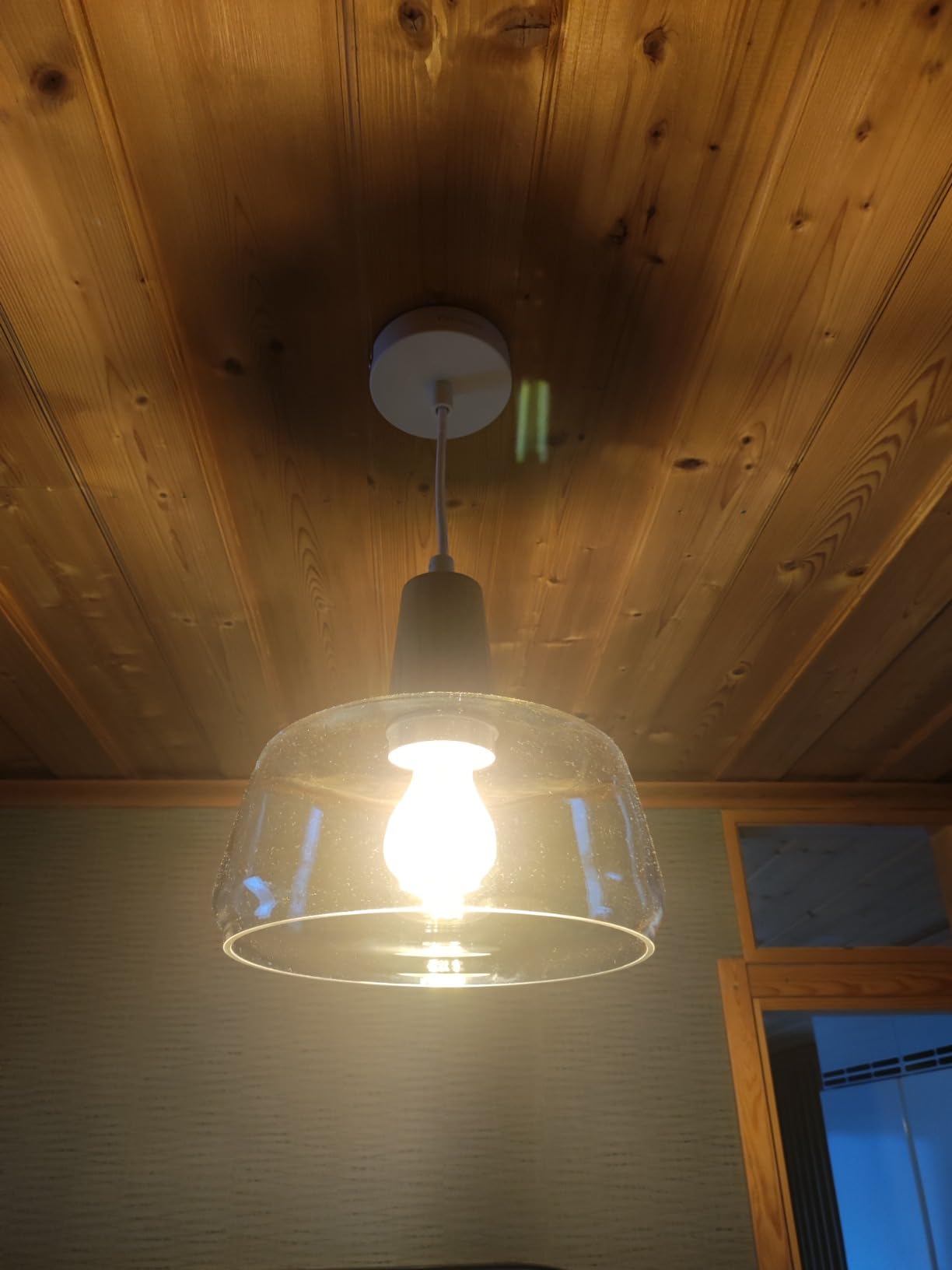 Paulmann Neordic 79744 Pendelleuchte Holz Stoffkabel
