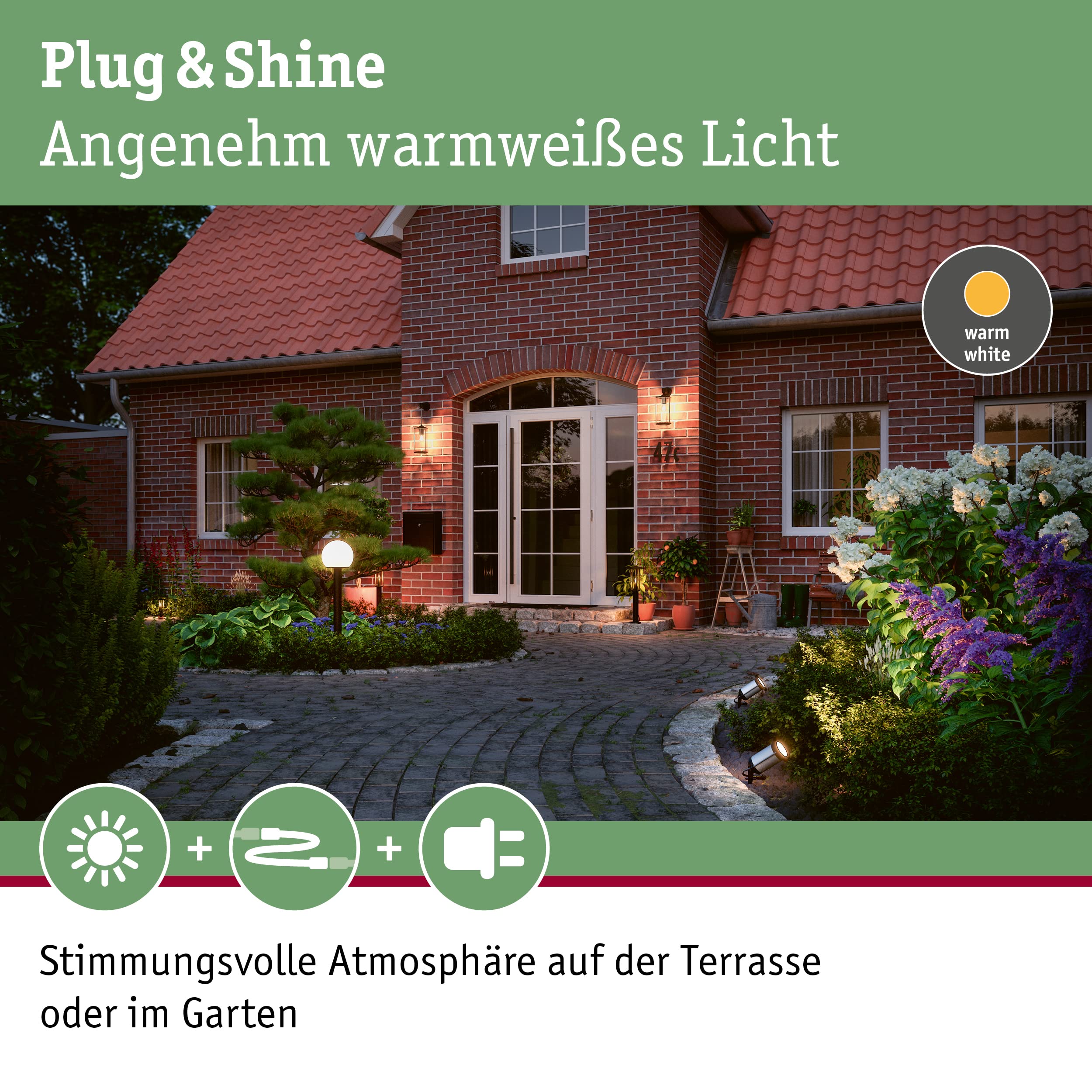 Paulmann Plug Shine Spot Classic Außenspot IP65 5,1W