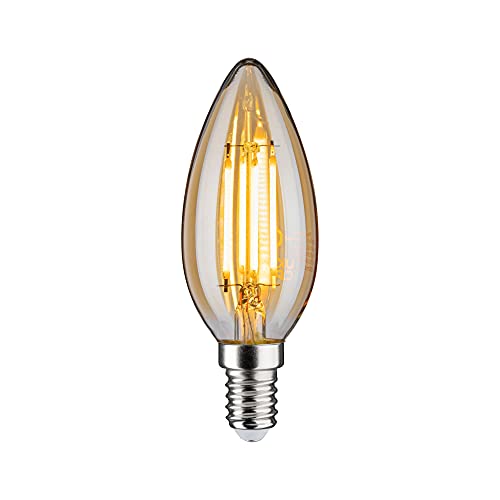 Paulmann 28705 LED Kerze E14 Gold 4,7W 2500K dimmbar