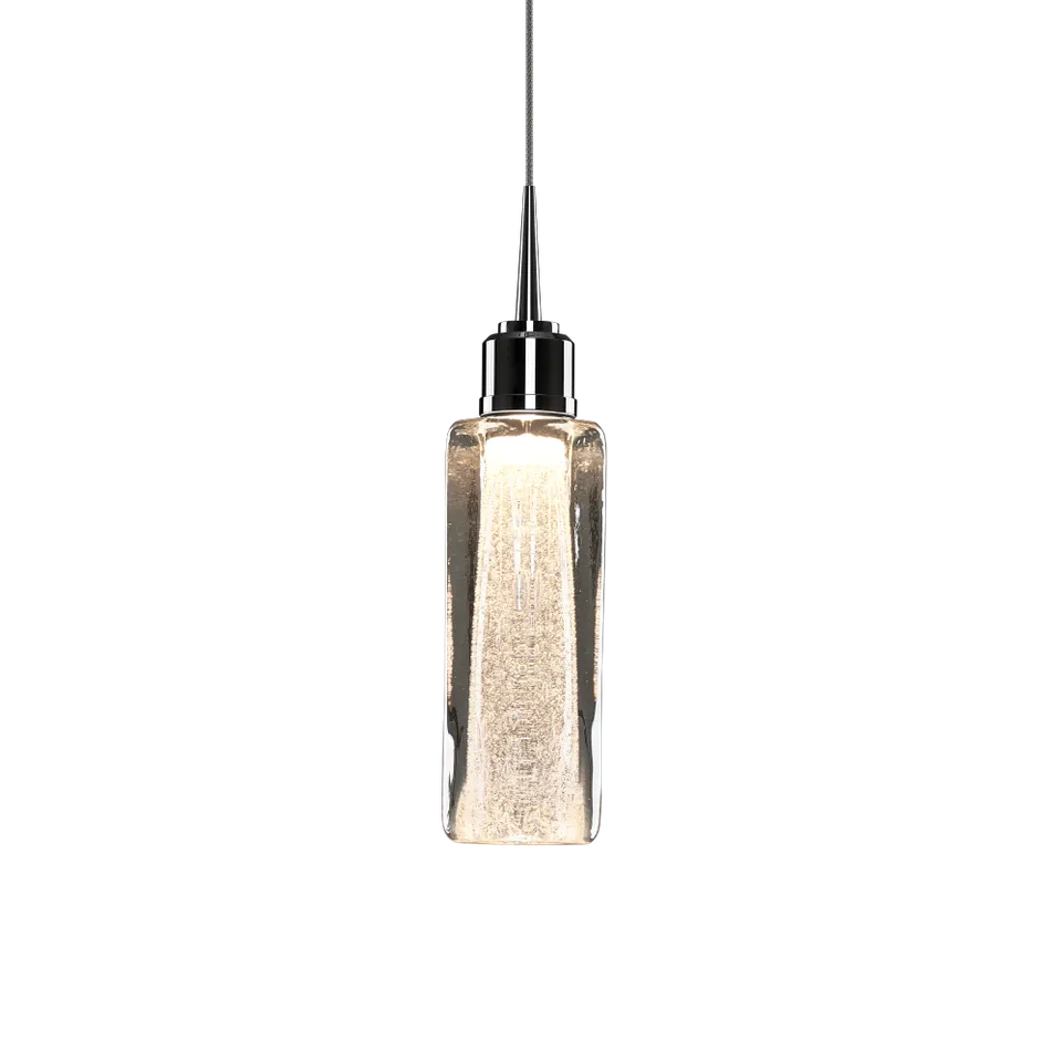 Bruck Capella Pendelleuchte Glas LED Chrom