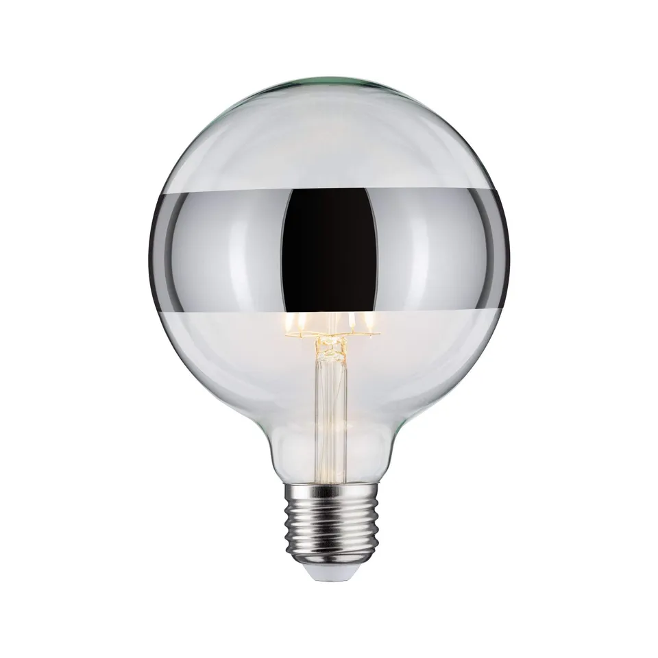 Paulmann 28681 LED G125 Ringspiegel Silber E27 dimmbar