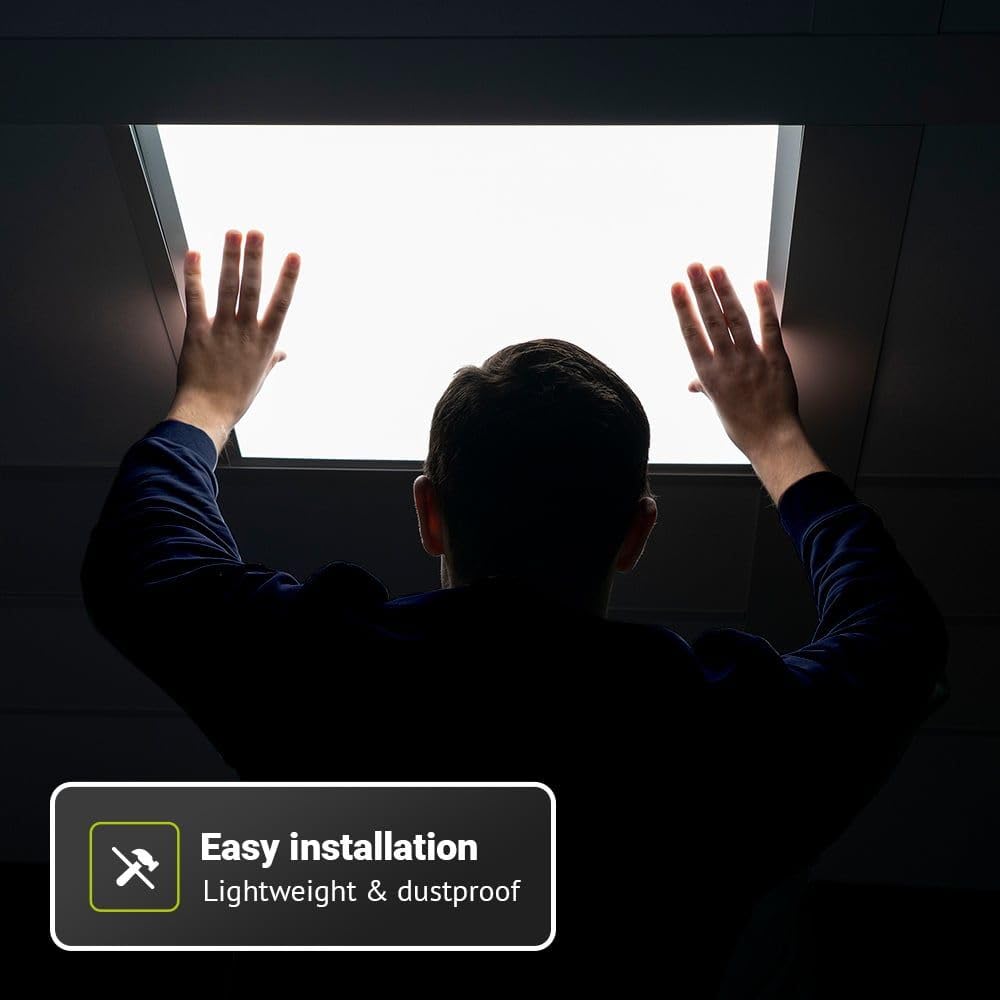 Hoftronic LED Panel 60x60 Deckenpanel 3000K UGR19 25W