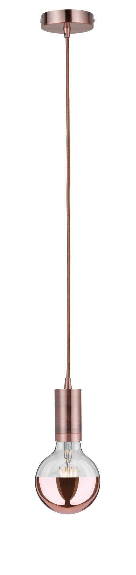 Paulmann 28457 Globe LED-Leuchtmittel E27 Kopfspiegel rosegold