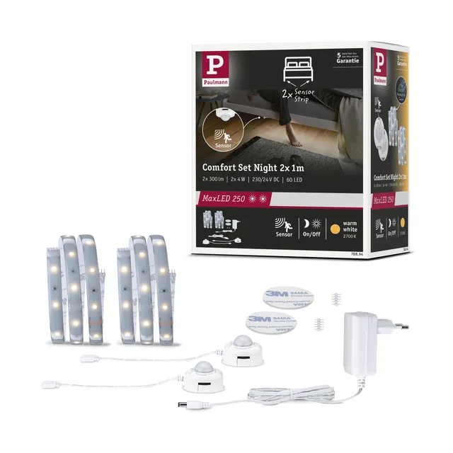 Paulmann 78894 MaxLED 250 Stripe Basisset 1m warmweiß