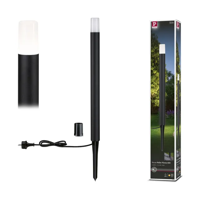 Paulmann Flarea 94386 Pollerleuchte 600 mm schwarz warmweiß