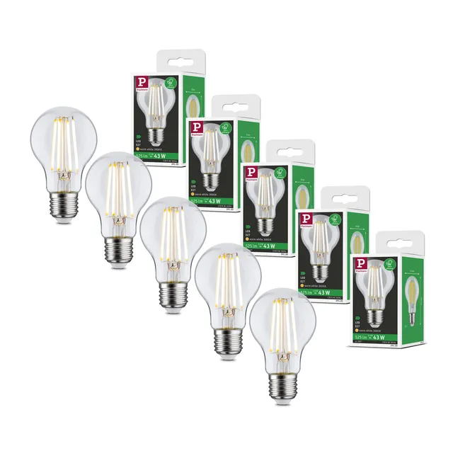 Paulmann 5284 Efficient-Line LED Birne E27 3000K 5er Set