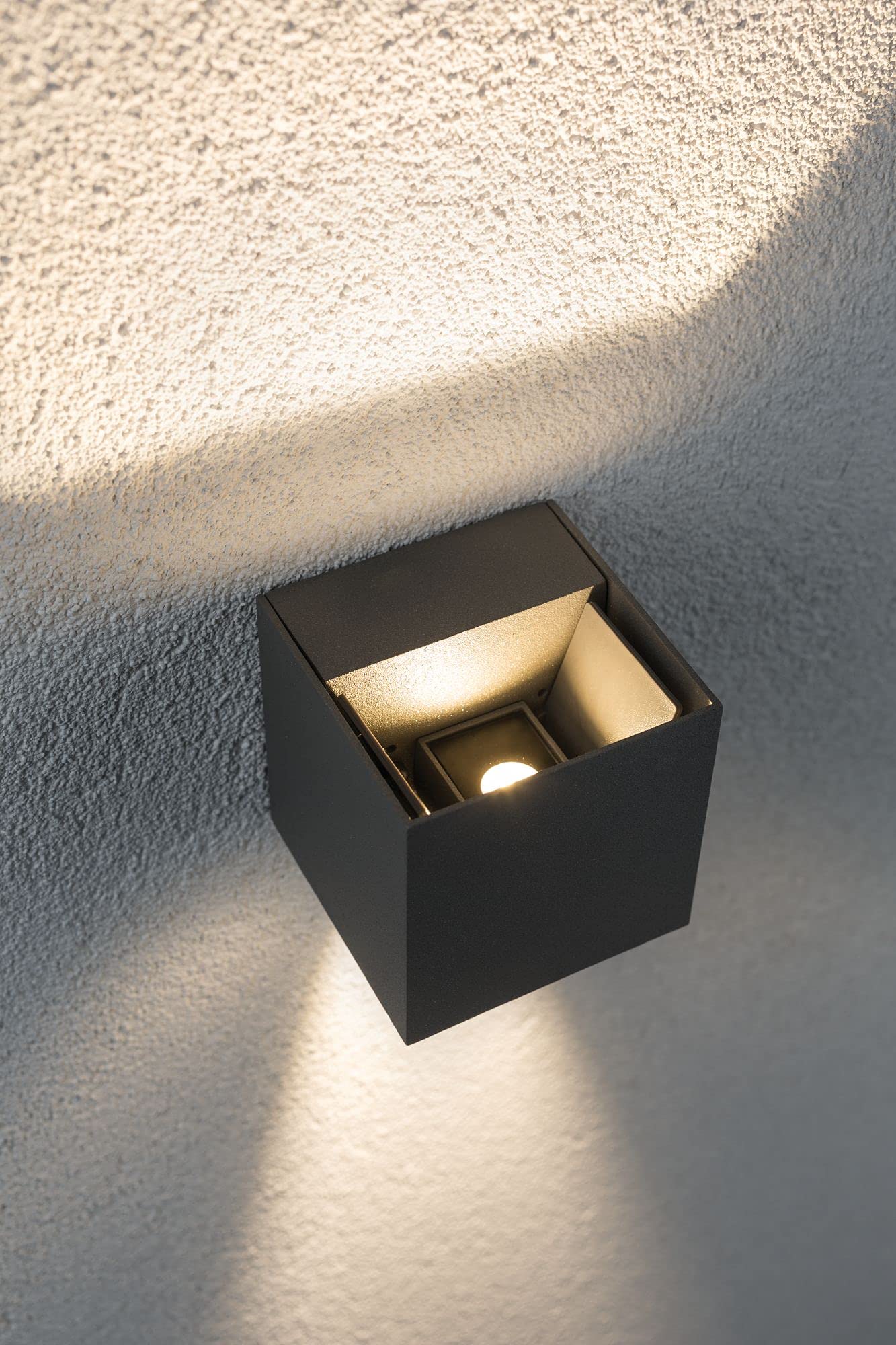 Paulmann Cybo LED-Außenwandleuchte 2x3W grau IP65 2700K