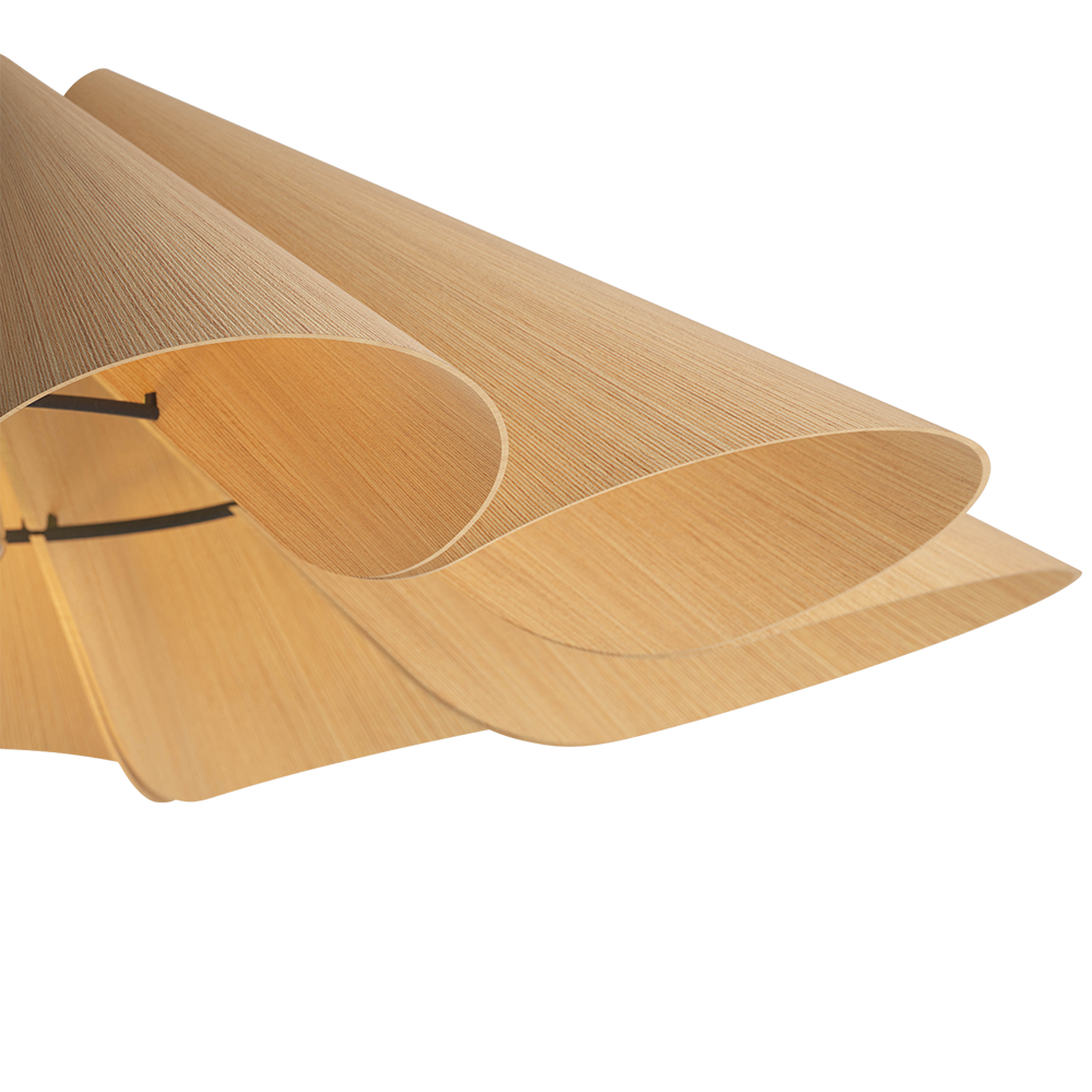 Bruck Delfina Pendelleuchte Holz handlackiert