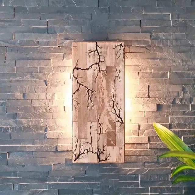 Friesenlicht Okko Wandleuchte Buche 100 cm 4032 lm