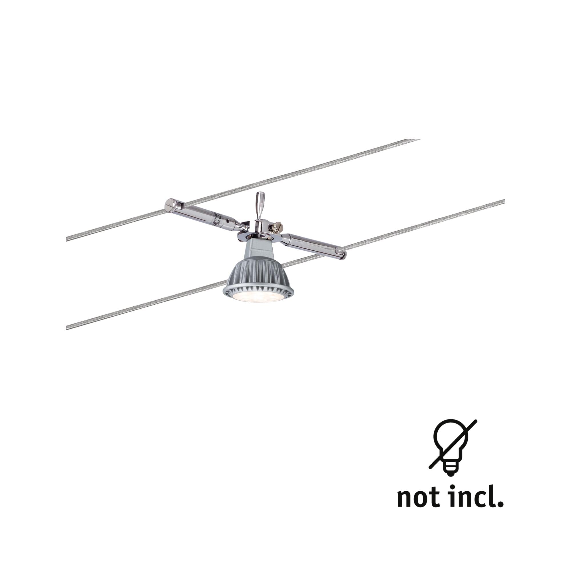 Paulmann Togo 94147 Seilsystem-Spot Chrom GU5,3