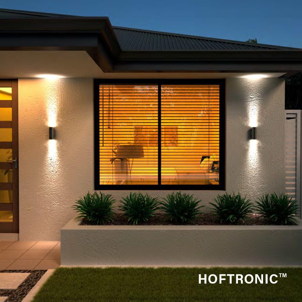 Hoftronic Dax Wandleuchte Up-Down Edelstahl IP65 GU10