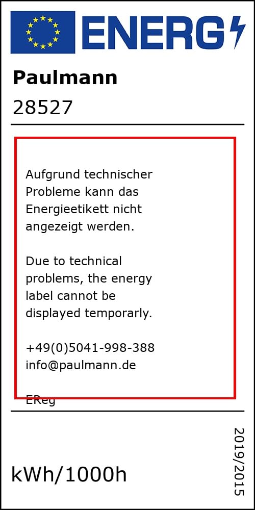 Paulmann 28527 LED Tropfen E27 2W Warmweiß Schlagfest