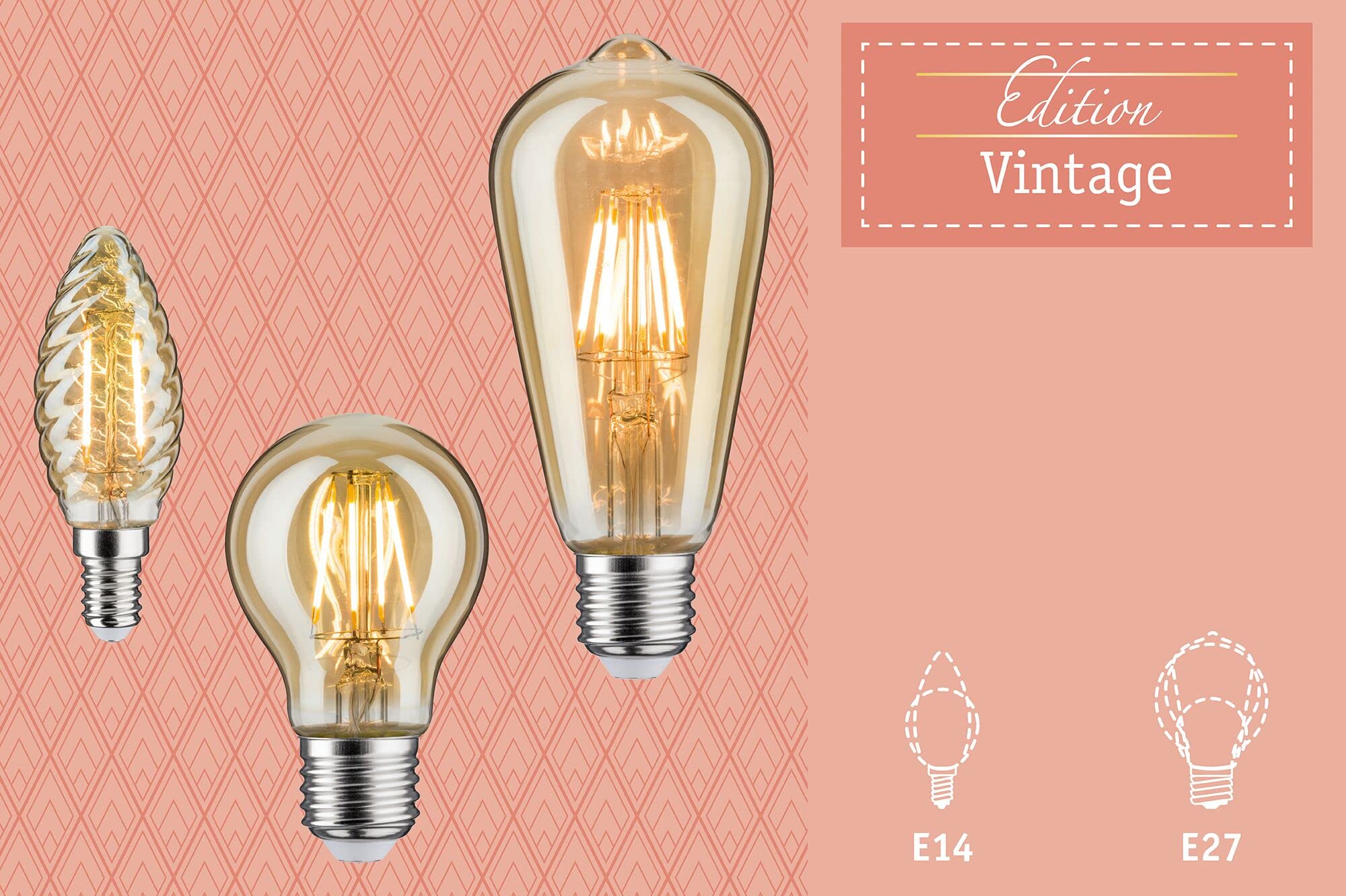 Paulmann 28715 Filament LED E27 6,5W Gold 2500K