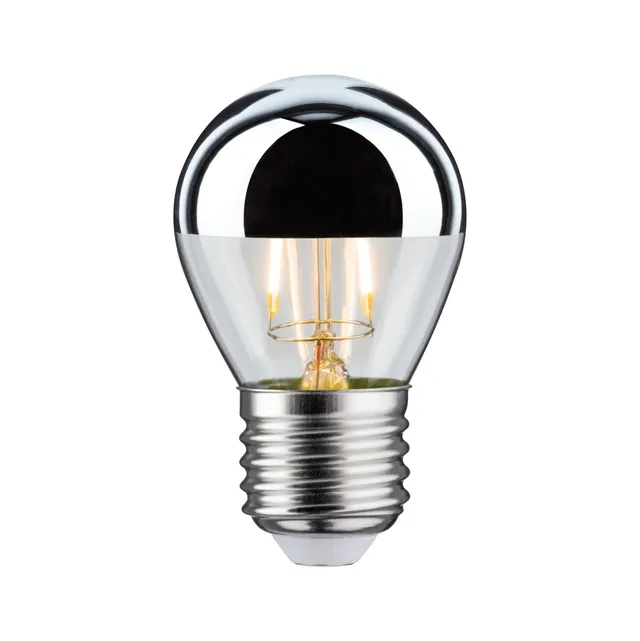 Paulmann 28483 Tropfen LED Lampe E27 Kopfspiegel silber