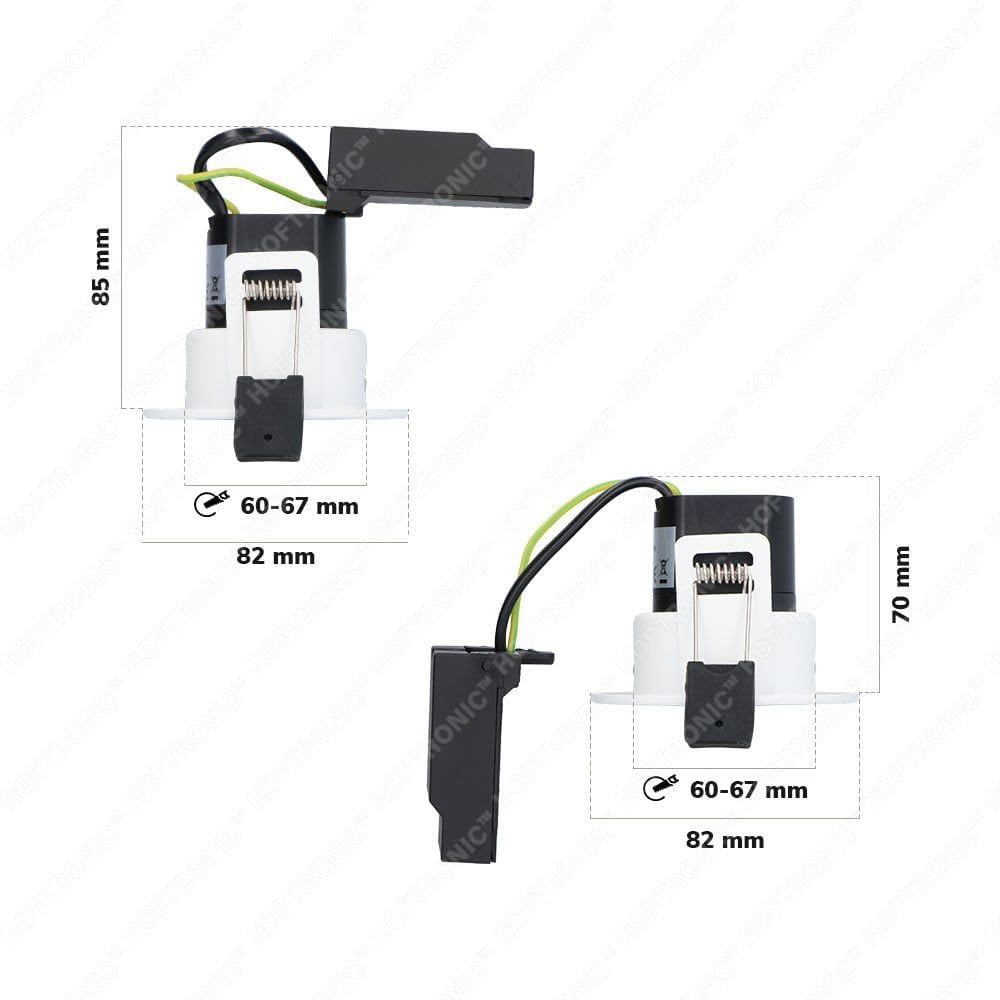 Hoftronic Malta LED Einbaustrahler 2700K 1er warmweiß