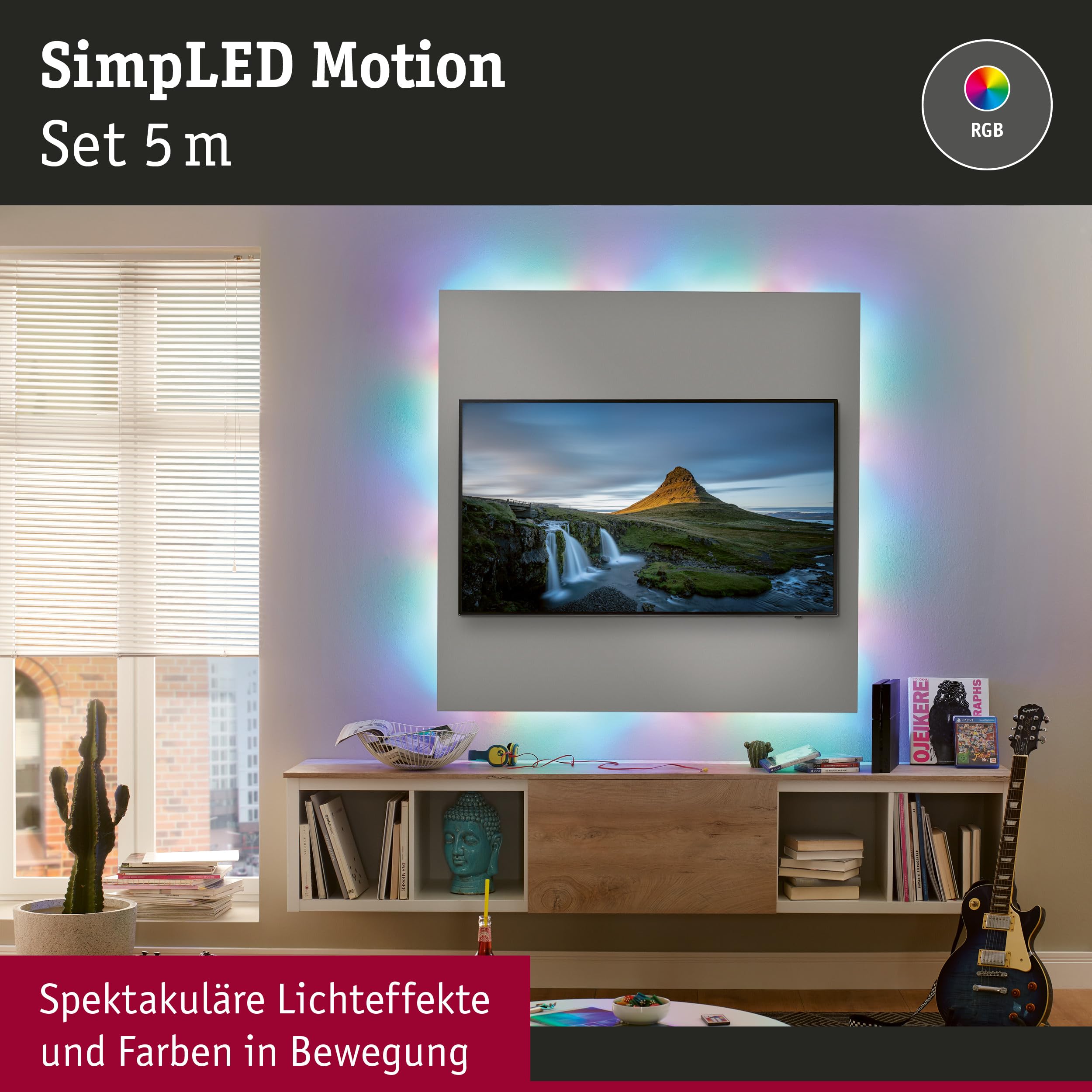 Paulmann SimpLED Motion LED Strip RGB 5m Set 10W