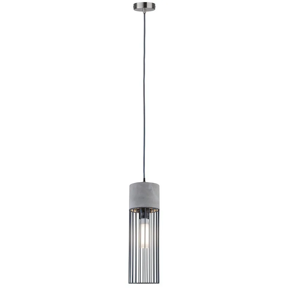 Paulmann 79618 Neordic Henja Pendelleuchte Grau Beton E27