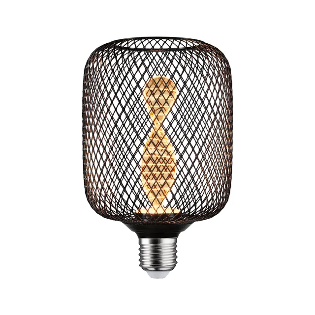 Paulmann Metallic Glow 29082 E27 Leuchtmittel Zylinder schwarz