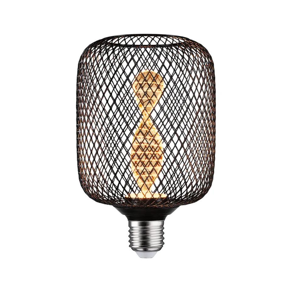 Paulmann Metallic Glow 29082 E27 Leuchtmittel Zylinder schwarz