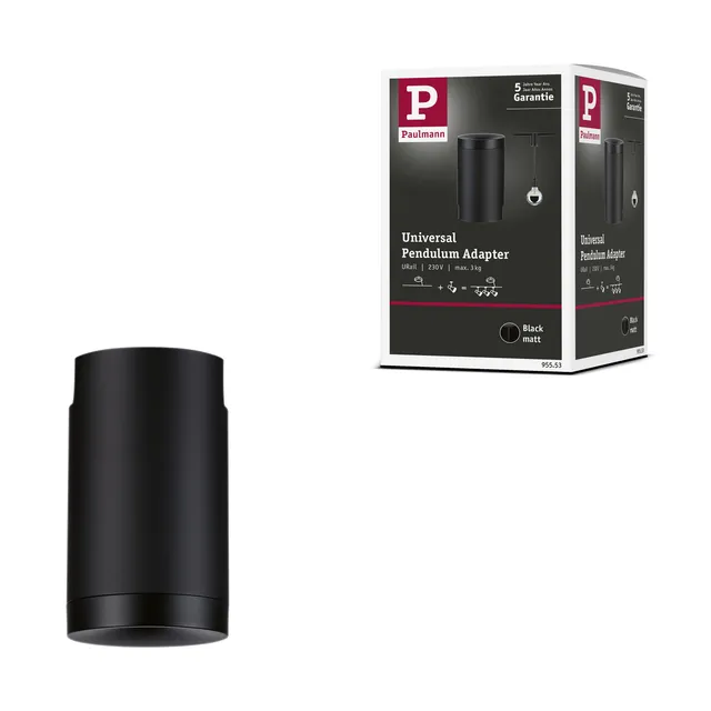 Paulmann 95553 URail Komponente schwarz matt Schienensystem