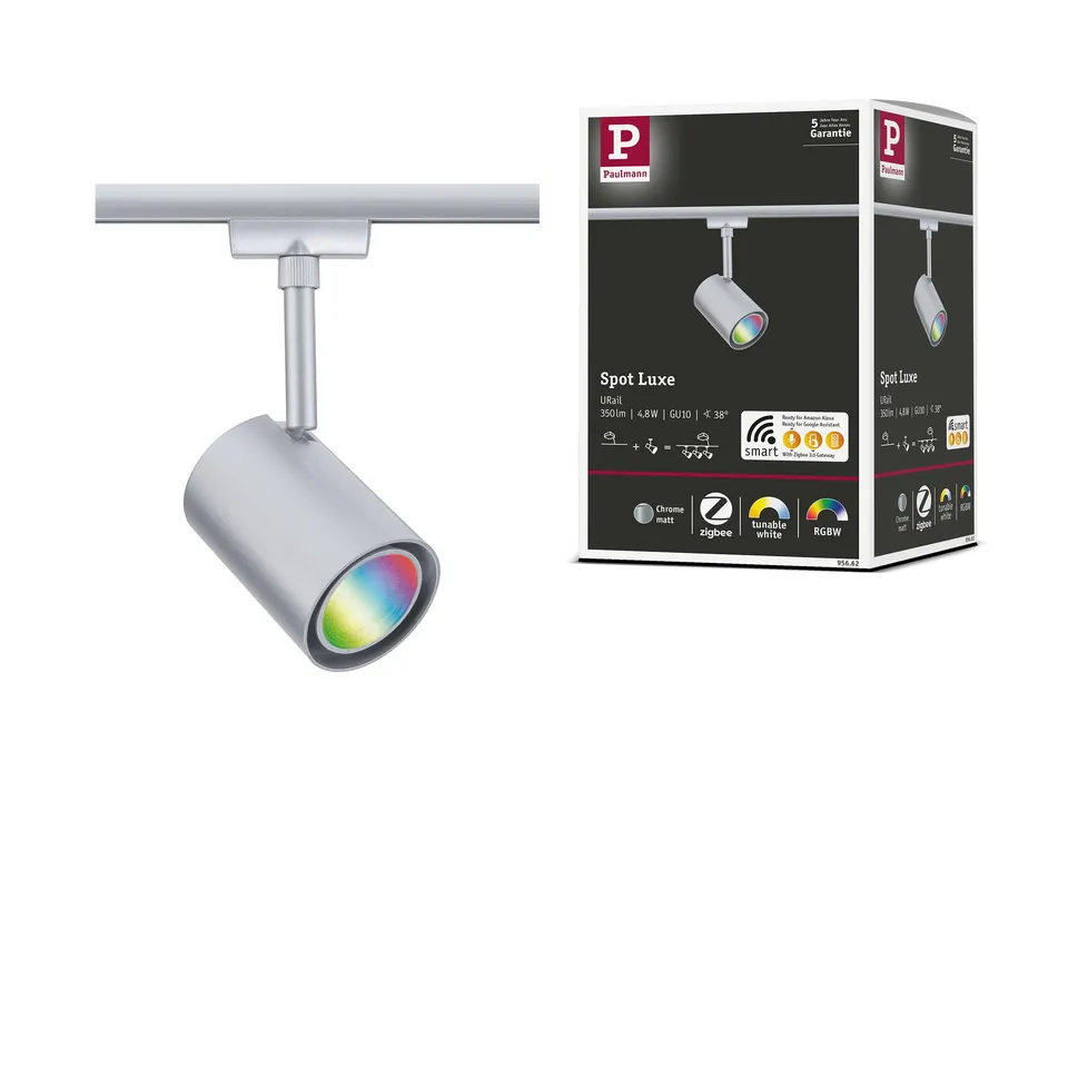 Paulmann URail Luxe 95662 Schienenspot RGBW Chrom matt